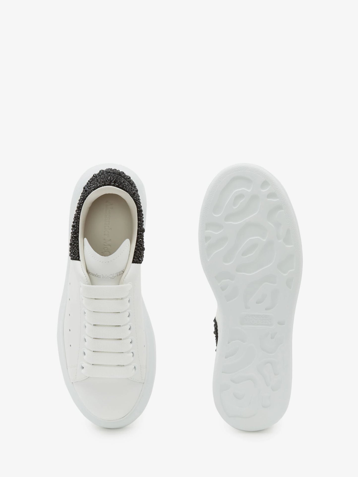 ALEXANDER MCQUEEN - SNEAKER DA DONNA IN PELLE CON BRILLANTINI