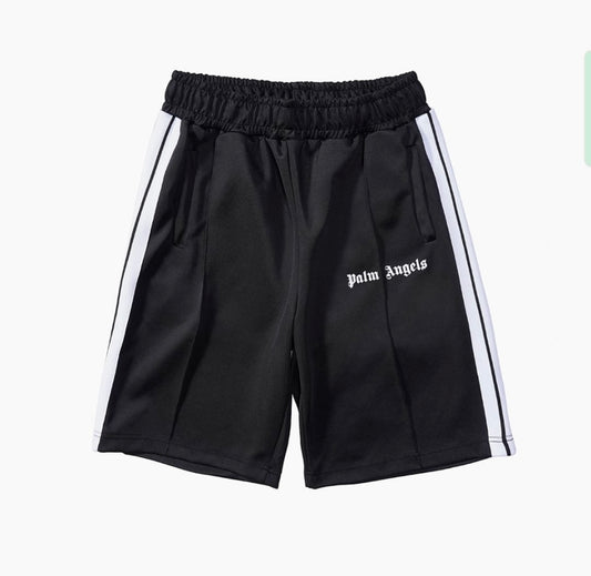 PALM ANGELS - PANTALONCINO LOGO PRINT TRACK